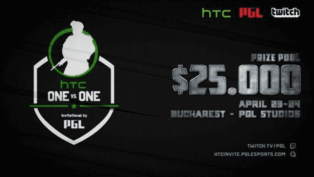 HTC and PGL hold 1v1 tournament for $ 25,000