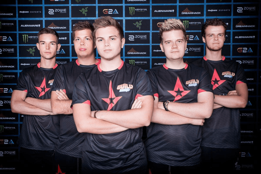 In the active roster has changed Astralis