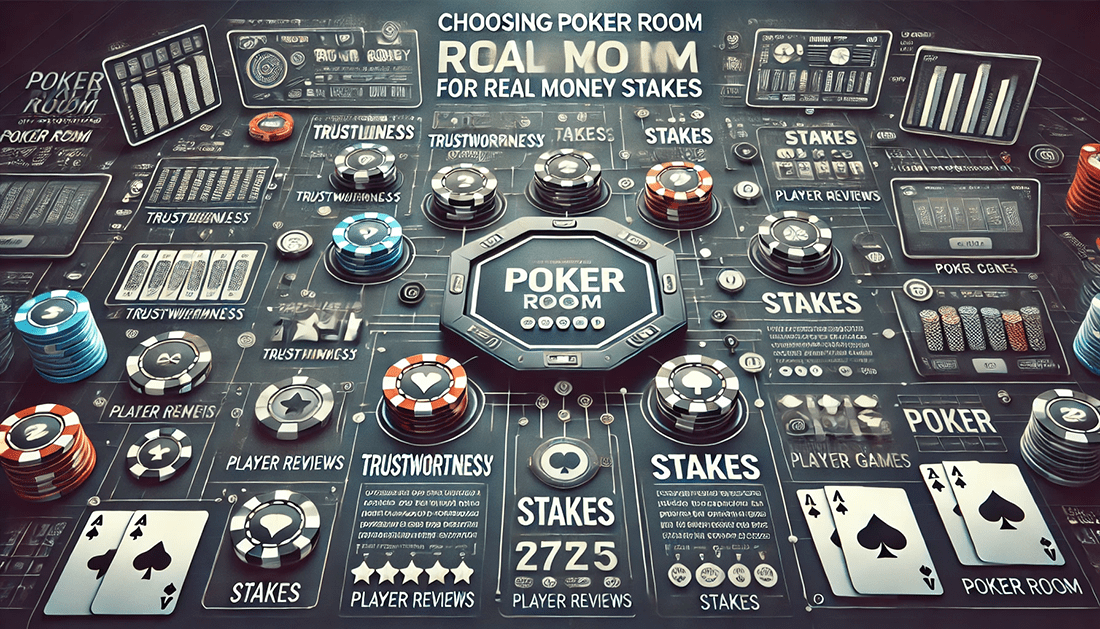 Poker rooms for real bets: rules for choosing a room